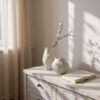 Набір ваз декоративних «Flame» (2 шт) | Сучасний декор, стильні вази для інтер’єру, екологічний пластик