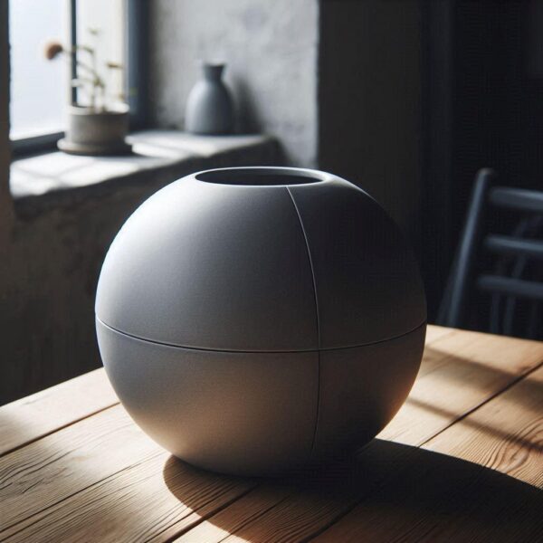 6876763182_vaza-sphere-.jpg Ваза Sphere — стильна куляста декоративна ваза для квітів, сучасний мінімалізм у вашому домі