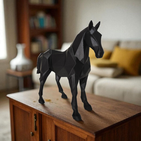 6880531041_elegantnaya-figura-loshadi.jpg Елегантна фігура коня у стилі Low Poly - Скульптура кінь сучасний декор для дому та офісу