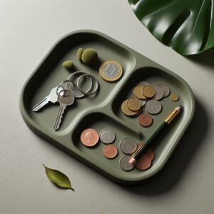 Лоток-органайзер для дрібниць, монет, ключів і флешок, стильний аксесуар для дому та офісу