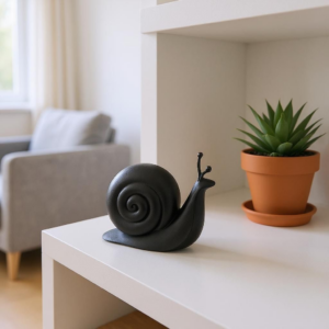 Декоративна фігурка “Snail Deco” — символ спокою та затишку Декор інтер’єру | Декор равлик | Стильна фігурка з сучасним дизайном