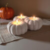 Декоративний підсвічник у формі гарбуза Pumpkin Light — осінній свічник для свічки-таблетки, LED-підсвітки, дому, кав’ярні та фотозони