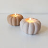 Декоративний підсвічник у формі гарбуза Mini Pumpkin Light — осінній свічник для LED-свічки, свічки-таблетки, дому, кав’ярні та подарунка
