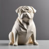 6891015392_geopug-dekorativnaya.jpg Декоративна статуетка мопса GeoPug — геометрична фігура собаки для дому, офісу, полиці, шоуруму та подарунка