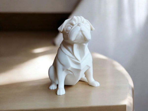 6891015394_geopug-dekorativnaya.jpg Декоративна статуетка мопса GeoPug — геометрична фігура собаки для дому, офісу, полиці, шоуруму та подарунка