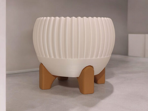 6891045752_tsvetochnyj-gorshok-na.jpg Квітковий горщик на ніжках Ribbed Bowl — фактурне кашпо для рослин, сукулентів, орхідей, фікусів і сучасного інтер’єру