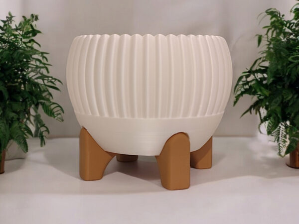 6891045758_tsvetochnyj-gorshok-na.jpg Квітковий горщик на ніжках Ribbed Bowl — фактурне кашпо для рослин, сукулентів, орхідей, фікусів і сучасного інтер’єру