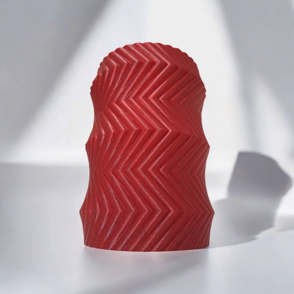 Органайзер для ручок, олівців і пензликів Geo Zigzag Organizer — настільна підставка з геометричним рельєфом для офісу, дому та ванної