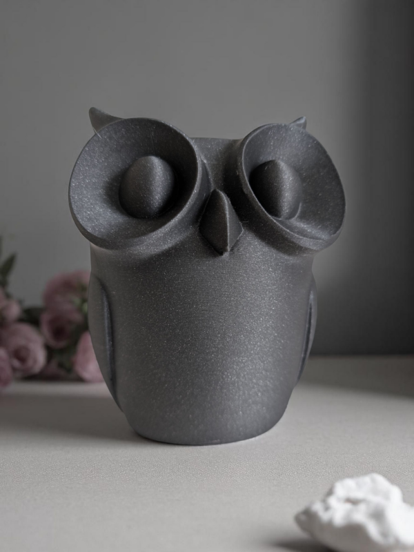 6891363303_stilnaya-statuetka-sova.png Декоративна статуетка сови Owl Sculpture — фігура сови для дому, офісу, каміна, полиці, фотозони та подарунка
