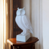 Декоративна статуетка сови Tall Owl Statue — висока фігура сови для дому, офісу, полиці, кабінету та подарунка
