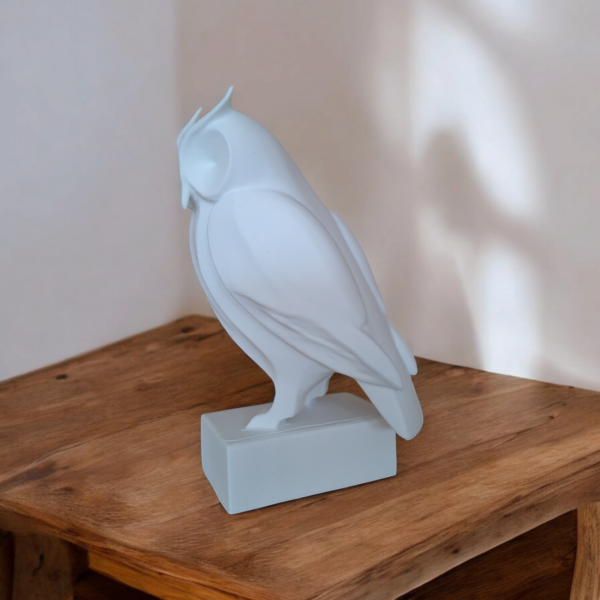 Декоративна статуетка сови Tall Owl Statue — висока фігура сови для дому, офісу, полиці, кабінету та подарунка