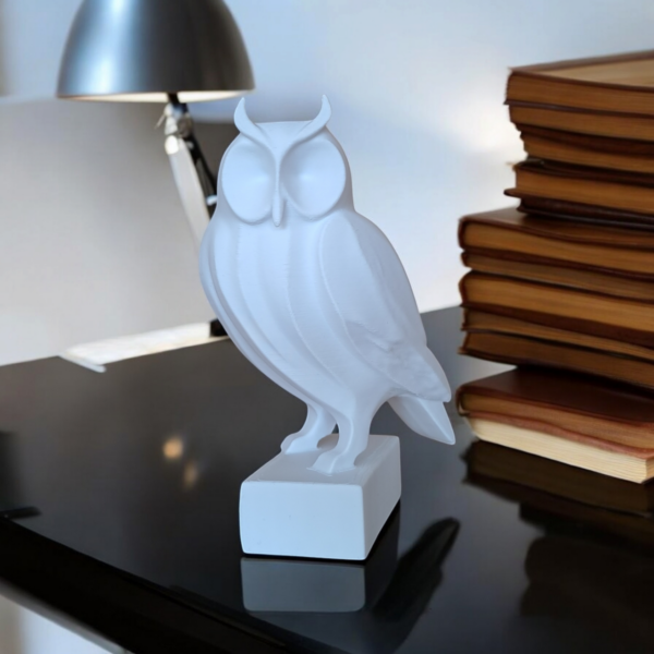 Декоративна статуетка сови Tall Owl Statue — висока фігура сови для дому, офісу, полиці, кабінету та подарунка