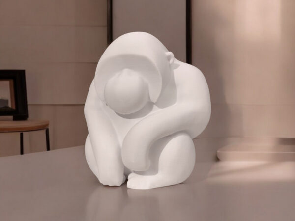 Статуетка орангутанга Мислитель Thinker Orangutan Decor — декоративна фігура для дому, офісу, кабінету, арт-простору та подарунка