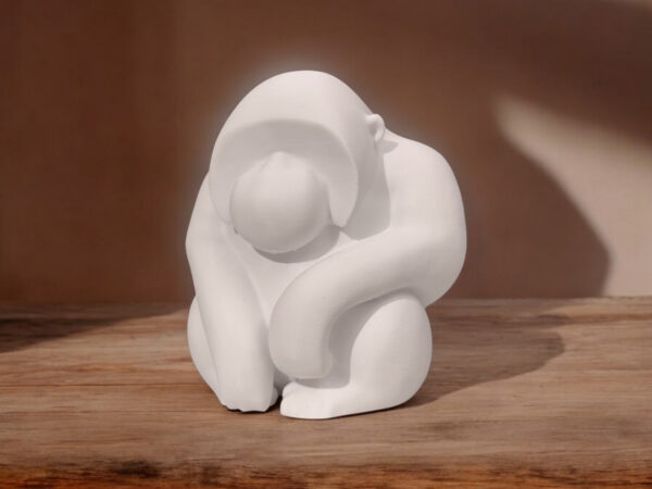 Статуетка орангутанга Мислитель Thinker Orangutan Decor — декоративна фігура для дому, офісу, кабінету, арт-простору та подарунка