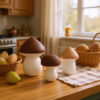 Декоративні гриби для інтер’єру Mushroom Set — фігурки грибів для дому, полиці, каміна, дитячої кімнати, кав’ярні та фотозони