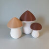 Декоративні гриби для інтер’єру Mushroom Set — фігурки грибів для дому, полиці, каміна, дитячої кімнати, кав’ярні та фотозони