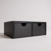 6901504794_minimalistichnyj-organajzer-s.png Органайзер з двома шухлядами для столу Desk Drawer Organizer MR025 — настільна тумба для канцелярії, кабелів, косметики, аксесуарів і дрібниць