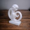 Інтер’єрна скульптура мавпи Monkey Balance Decor — декоративна статуетка для дому, офісу, студії та сучасного інтер’єру