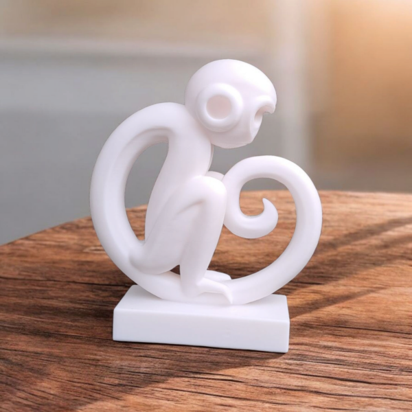 Інтер’єрна скульптура мавпи Monkey Balance Decor — декоративна статуетка для дому, офісу, студії та сучасного інтер’єру
