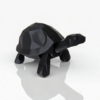 Декоративна статуетка черепахи Low Poly Turtle — геометрична фігура для дому, офісу, кав’ярні, фотозони та подарунка