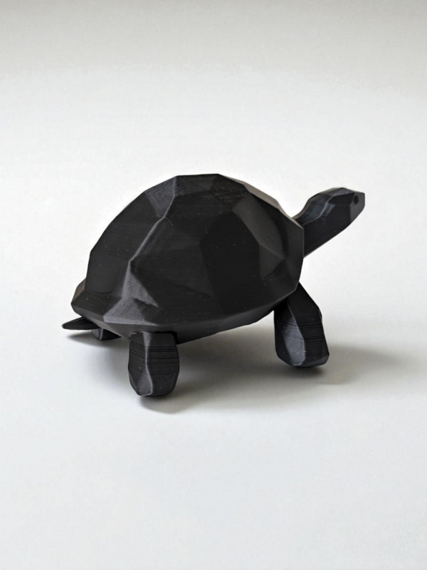 Декоративна статуетка черепахи Low Poly Turtle — геометрична фігура для дому, офісу, кав’ярні, фотозони та подарунка