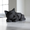 6911823223_geometricheskij-art-kot-v.png Декоративна статуетка кота Low Poly Cat — геометрична фігура кішки для дому, офісу, кав’ярні, фотозони та подарунка