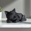 6911823227_geometricheskij-art-kot-v.png Декоративна статуетка кота Low Poly Cat — геометрична фігура кішки для дому, офісу, кав’ярні, фотозони та подарунка