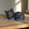 6911823240_geometricheskij-art-kot-v.png Декоративна статуетка кота Low Poly Cat — геометрична фігура кішки для дому, офісу, кав’ярні, фотозони та подарунка