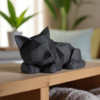 6911823243_geometricheskij-art-kot-v.png Декоративна статуетка кота Low Poly Cat — геометрична фігура кішки для дому, офісу, кав’ярні, фотозони та подарунка
