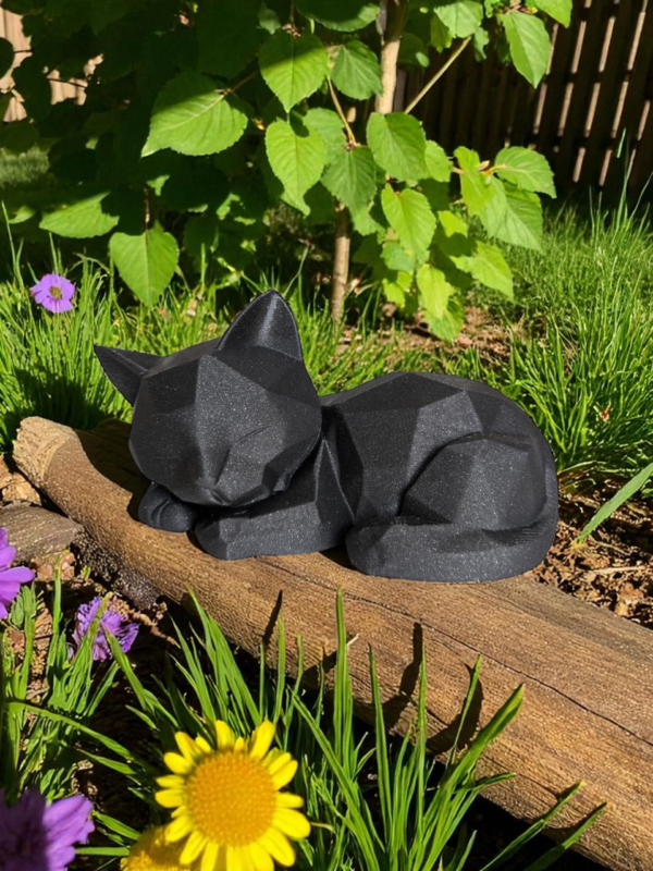 6911823272_geometricheskij-art-kot-v.png Декоративна статуетка кота Low Poly Cat — геометрична фігура кішки для дому, офісу, кав’ярні, фотозони та подарунка