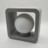 Корпус для настільної лампи під патрон E27 Minimal Cube Light — мінімалістична основа для нічника, світильника, декору та арт-об’єкта