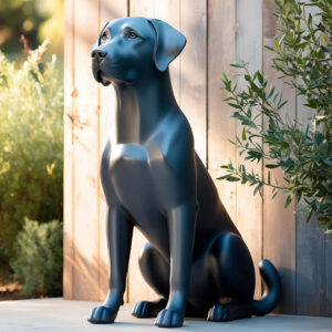 Декоративна статуетка собаки Labrador — фігура лабрадора для дому, офісу, тераси, саду та подарунка