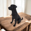 Декоративна статуетка собаки Labrador — фігура лабрадора для дому, офісу, тераси, саду та подарунка