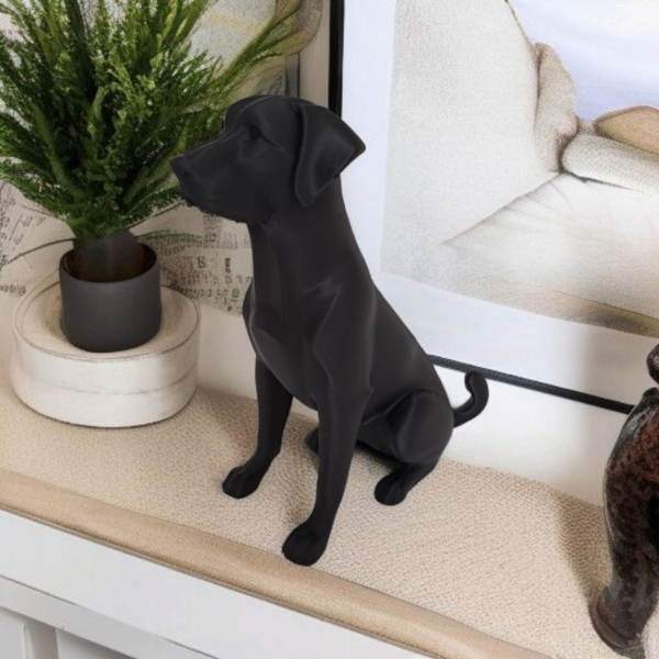 Декоративна статуетка собаки Labrador — фігура лабрадора для дому, офісу, тераси, саду та подарунка