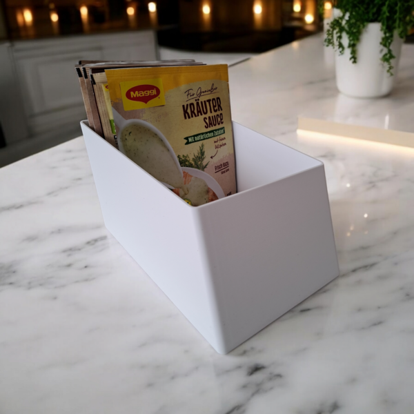 Органайзер для кухні, спецій, кави та чайних пакетиків AngleBox Organizer — похилий контейнер для порядку на кухні, в офісі та ванній