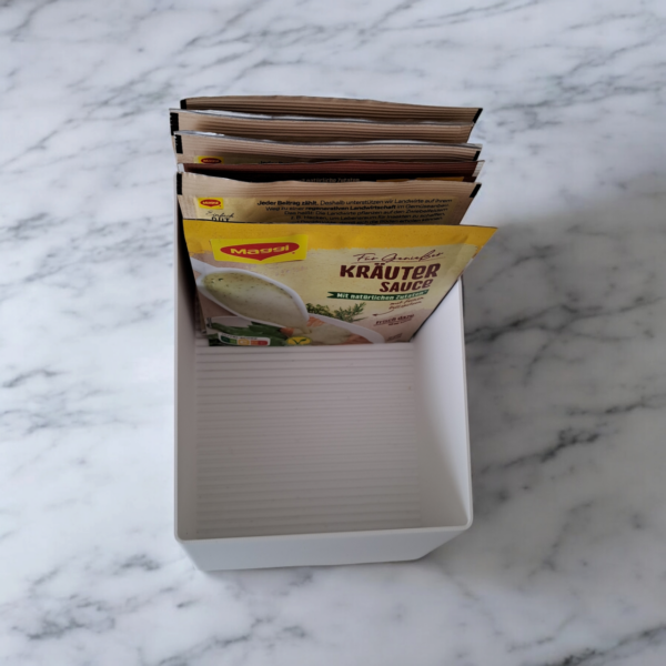 Органайзер для кухні, спецій, кави та чайних пакетиків AngleBox Organizer — похилий контейнер для порядку на кухні, в офісі та ванній