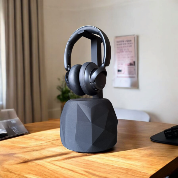 Підставка GeoStand Polygon Holder — геометричний настільний тримач для навушників, офісу, студії та геймерського сетапу