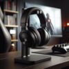 Підставка для навушників SoundDock Holder — мінімалістичний настільний тримач для робочого столу, офісу, студії та геймерського сетапу