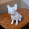 Фігурка французького бульдога Frenchie Style Statue — декоративна статуетка собаки для дому, офісу, полиці та подарунка