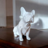 Фігурка французького бульдога Frenchie Style Statue — декоративна статуетка собаки для дому, офісу, полиці та подарунка
