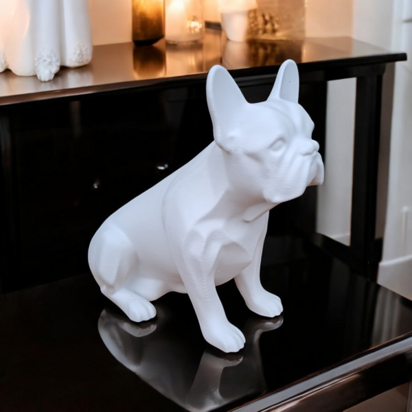 Фігурка французького бульдога Frenchie Style Statue — декоративна статуетка собаки для дому, офісу, полиці та подарунка