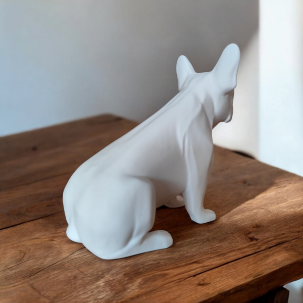 Фігурка французького бульдога Frenchie Style Statue — декоративна статуетка собаки для дому, офісу, полиці та подарунка
