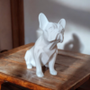 Фігурка французького бульдога Frenchie Style Statue — декоративна статуетка собаки для дому, офісу, полиці та подарунка