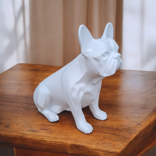 Фігурка французького бульдога Frenchie Style Statue — декоративна статуетка собаки для дому, офісу, полиці та подарунка