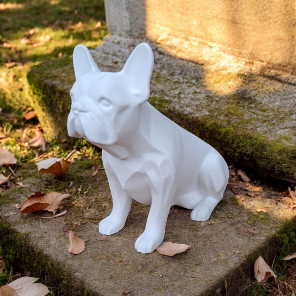 Фігурка французького бульдога Frenchie Style Statue — декоративна статуетка собаки для дому, офісу, полиці та подарунка