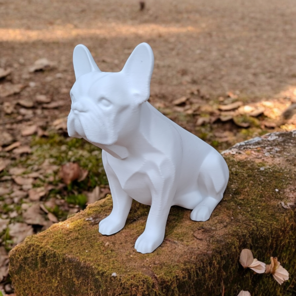 Фігурка французького бульдога Frenchie Style Statue — декоративна статуетка собаки для дому, офісу, полиці та подарунка