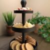 7002531047_trehurovnevaya-servirovochnaya-etazherka.jpg Трирівнева етажерка для сервірування Table Treat Tower — багатоярусна підставка для закусок, печива, солодощів, фруктів та святкового столу