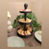 7002531049_trehurovnevaya-servirovochnaya-etazherka.jpg Трирівнева етажерка для сервірування Table Treat Tower — багатоярусна підставка для закусок, печива, солодощів, фруктів та святкового столу