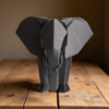 Статуетка слона Balance Elephant Decor — геометрична декоративна фігурка для дому, офісу, полиці та подарунка