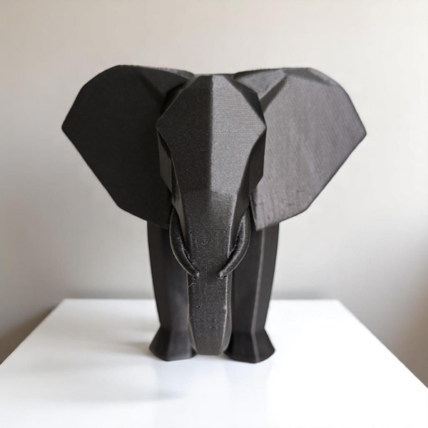 Статуетка слона Balance Elephant Decor — геометрична декоративна фігурка для дому, офісу, полиці та подарунка